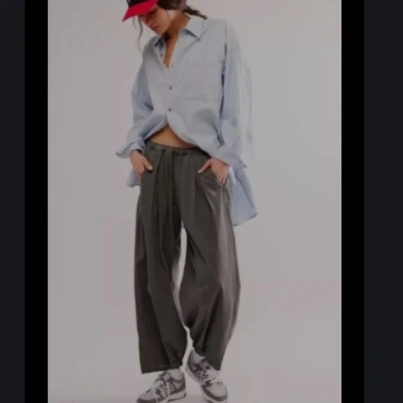 Free People To The Sky Parachute Pants - Picture 7 of 7